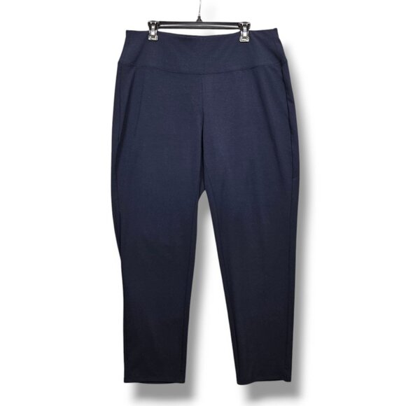 J Jill Wearever Collection Smooth Fit Slim Leg Pants Womens XL Blue - Picture 1 of 9